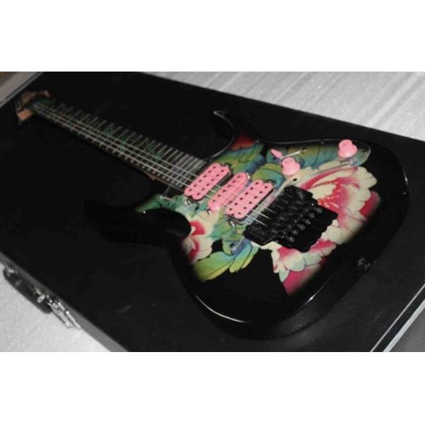 Custom Shop Flower Ibanezs style Electric Guitar free shipping
