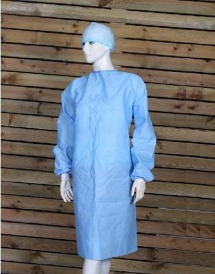 Lightweight Polypropylene Blue Isolation Gowns, Hospital Isolation Gowns M L XL