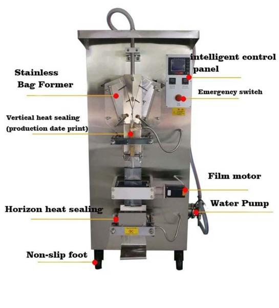 Automatic milk powder cream honey juice liquid pouch sachet water filling and sealing machine water bag sachet filling machine