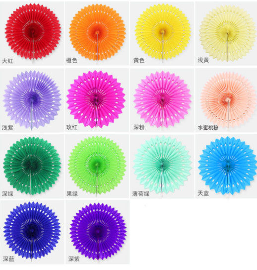 Color folding paper flowers Wedding window party home decoration creative decorations