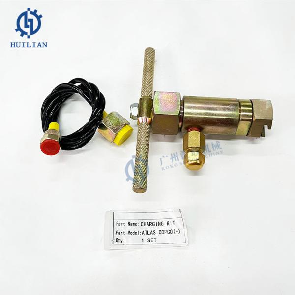 Altas Copco Hydraulic Breaker Hammer Nitrogen Charging Gas Charger Kit For Machinery Repair