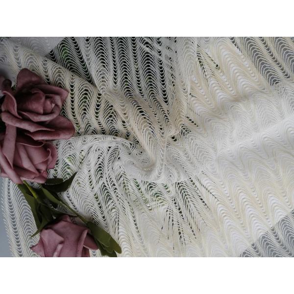 100 дворов ткани цвета слоновой кости шнурка ткани шнурка 145cm геометрической связыванной Bridal