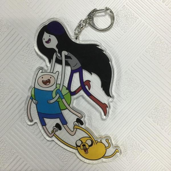 Offset Printing Anime Acrylic Keychain Customized For Advertisement