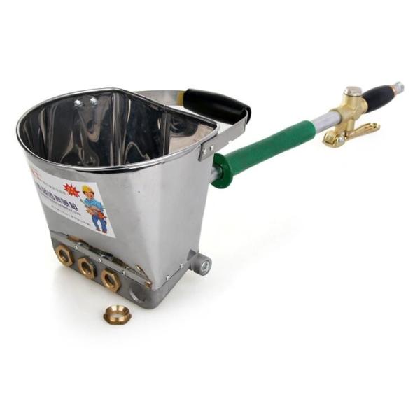 3 HP Stainless Steel Cement Mortar Sprayer With Removable Nozzles