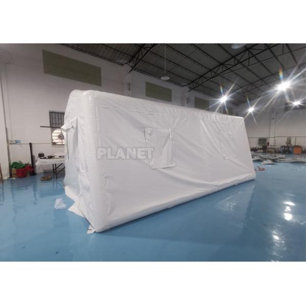 Брезент PVC шатра 0.9mm аварийной изоляции раздувной медицинский