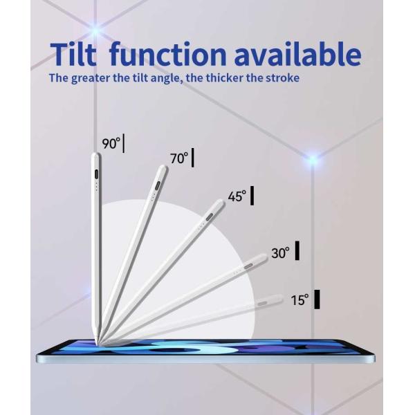 Charging Time 1.5 Hours Active Stylus Pencil For Ipad Painted Aluminum Body