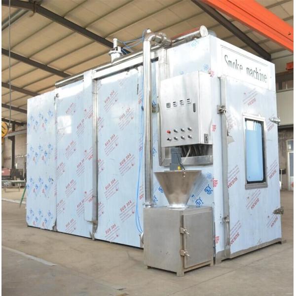 печь коптильни сосиски машины 100kg/H курильщика мяса 100kg Bacth
