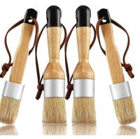 longue colle époxyde large de la brosse de lecture de peinture de craie de cire de 4pcs 2.8inch 1.2inch
