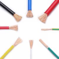 Maison du fil bv/bvr 1,5 millimètre 2.5mm 4mm 6mm 10mm de HPLE PVCcopper câblant le rouge blanc noir de fil à un noyau de câble électrique