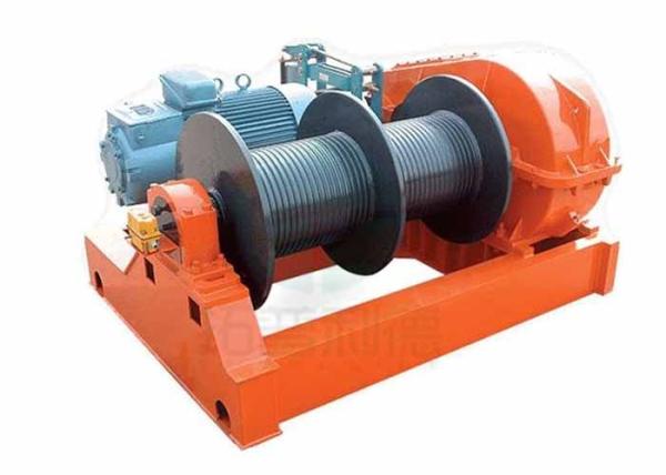 cargo lifting and pulling horizontal electric wire rope winch machine