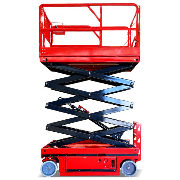 6m 8m 10m 12m 14m 18m 300kg 1t 2t Capacity Electric Mobile Scissor Lift Manlift Mobile Platform Rough Terrain