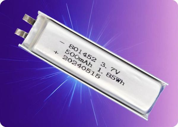 3.7V 515mAh Lithium Polymer Battery 500 Cycles 1C Discharge