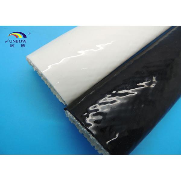 Eco - friendly Heat Resistant Wire Sleeve Fireproof Sleeve 12mm Inside Diameter Black Color