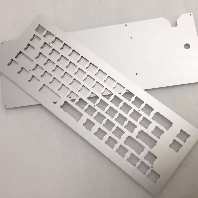 Алюминиевый сплав CNC токарный механизм металлический клавиатурный корпус Нестандартные аппаратные части механический клавиатурный корпус 3-осевая CNC-обработка