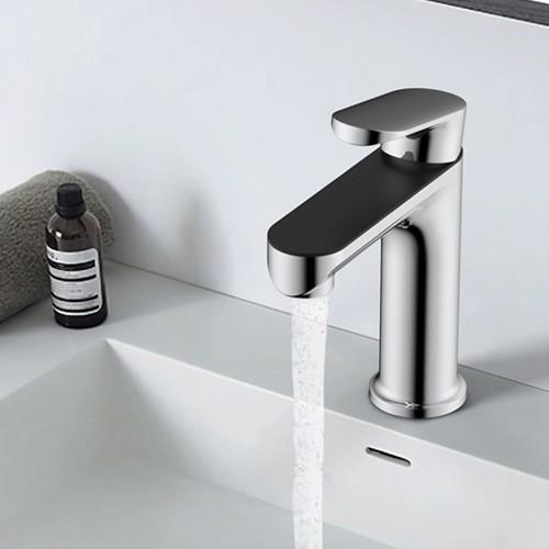 Ceramic Valve Core Hand Basin Taps Deck Mounted  Single Handle
