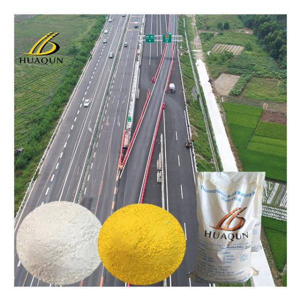 High Reflective White and Yellow Thermoplastic Road Marking Paint For Road Marking