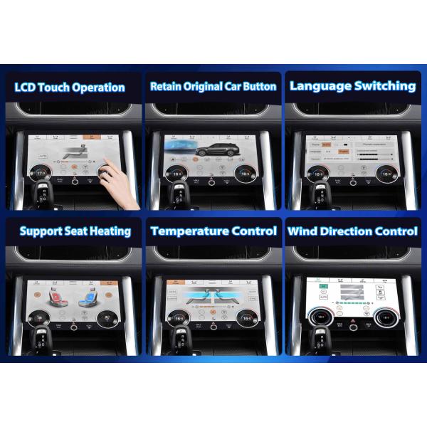 VIKNAV Car Radio AC Panel For Land Range Rover Sport L494 2013-2017 Беспроводный Carplay