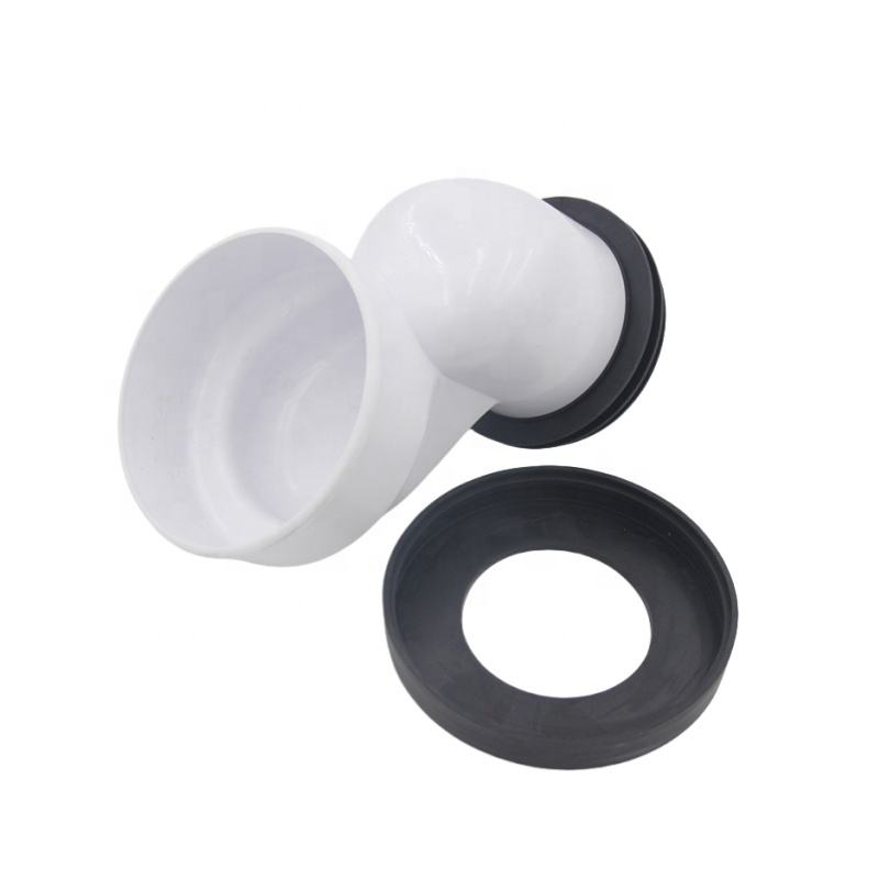 4-Inch Toilet Faucet Connector 90mm Offset Toilet Connection Adapter Bathroom Drain Pipe