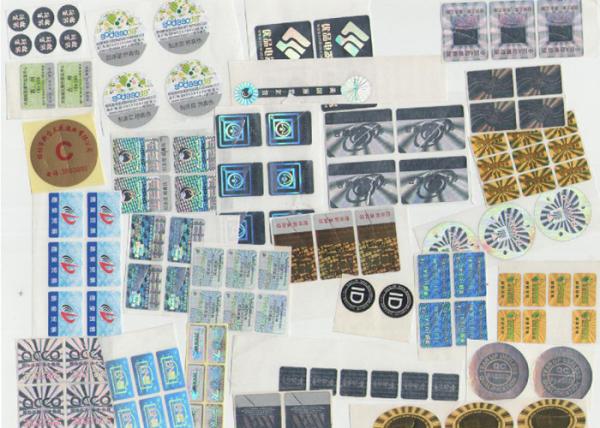 Anti Fake High Security Printing , Adhesive Heat Transfer Sticker Hologram 3D Printing