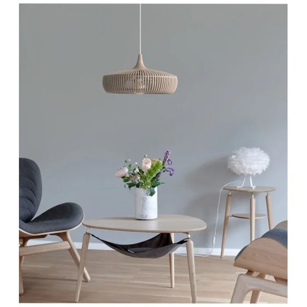 Dining Table Lighting Fixtures Bedroom Home Retro Art Designer Led Wooden Pendant Light(WH-WP-140)