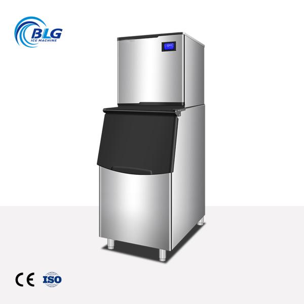 BLG Commercial 40kg/24h Cube Ice Machine 8kg Storage Capacity 220V Energy Saving Compressor Plug Customizable Automatic