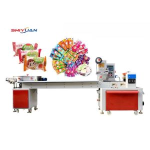 Soft Hard Candy Packing Machine PLC Touch screen With Multi Function Flow