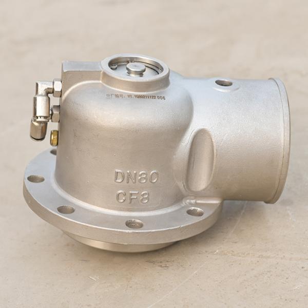 Válvula de recuperación de aceite y gas de acero inoxidable de pie para cisterna con diseño y pie, presión nominal 0.4Mpa