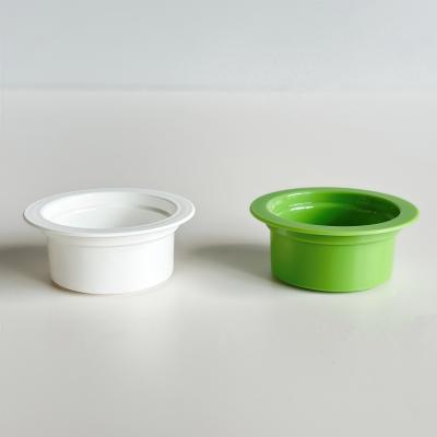 Custom Logo 12ml Food Grade PP Plastic Cup for Cosmetic Packaging with Aluminum Foil Lid