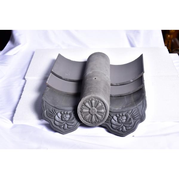 Natural Resistant Decorative Chinese Clay Roof Tiles Corner Roof Ridge Tiles Roof
