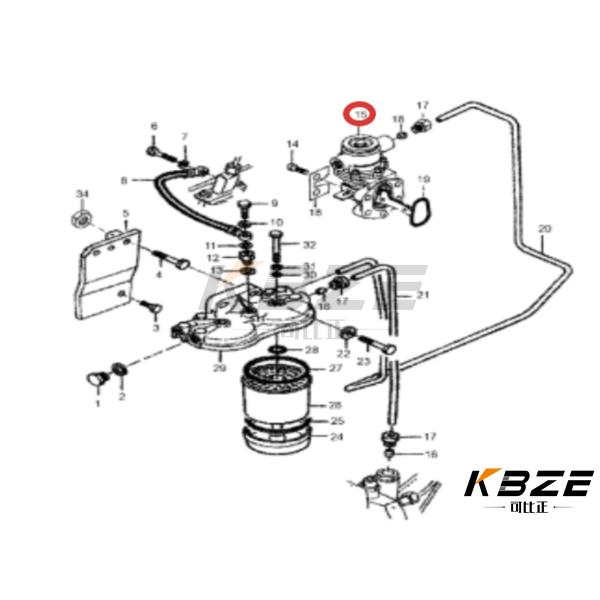АФТЕРМАРКЕТ MASSEY FERGUSON 836666344 Насос на топливо для тракторов