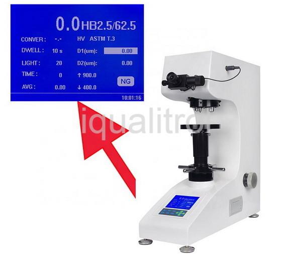 Carga automática da torreta da indicação digital verificador Brinell Max Force 62.5Kgf da dureza da baixa