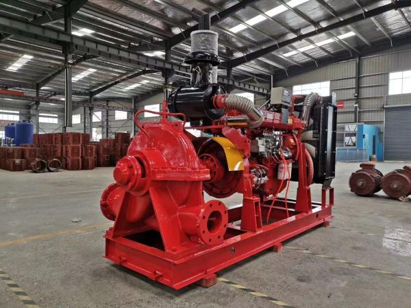 Indoor Diesel Engine Fire Pump Set 2900r/Min With Stainless Steel Pipe