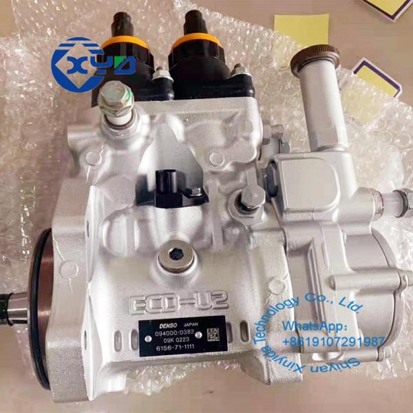 O óleo do motor de KOMATSU SAA6D125E-3 bombeia a bomba de combustível diesel da injeção 094000-0382