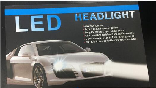 H1 H3 H7 H11 Car LED Headlight Bulbs , Aluminum Alloy Medical Led Headlight