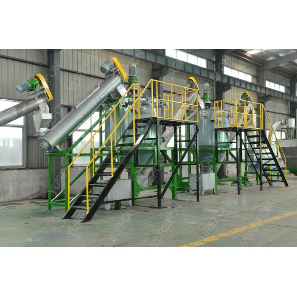 PET Bottle Plastic Washing Recycling Machine With Hot Washer And Friction Washing
