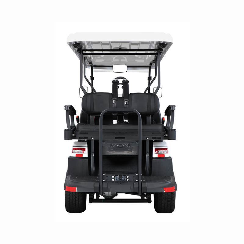 4+2 Person Luxury Electric Golf Cart Featuring Intelligent Onboard Charger