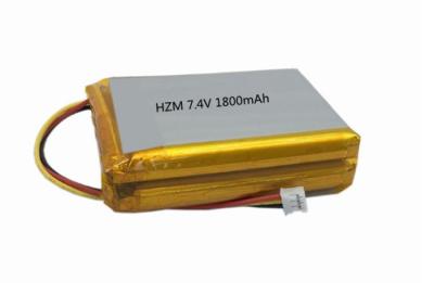Pos Terminal 2S Lithium Polymer Battery Pack , 103450 1800mah 7.4 Lipo Battery