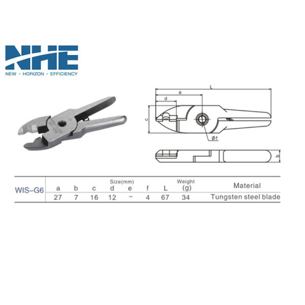 Alambre de cobre forjado aleación dura de Nipper Blades With Tungsten Steel del aire