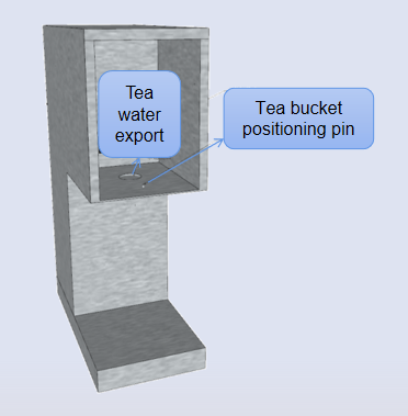 2023 Style Intelligent Tea Brewing Machine Hotel Stainless Steel Green Tea Machine