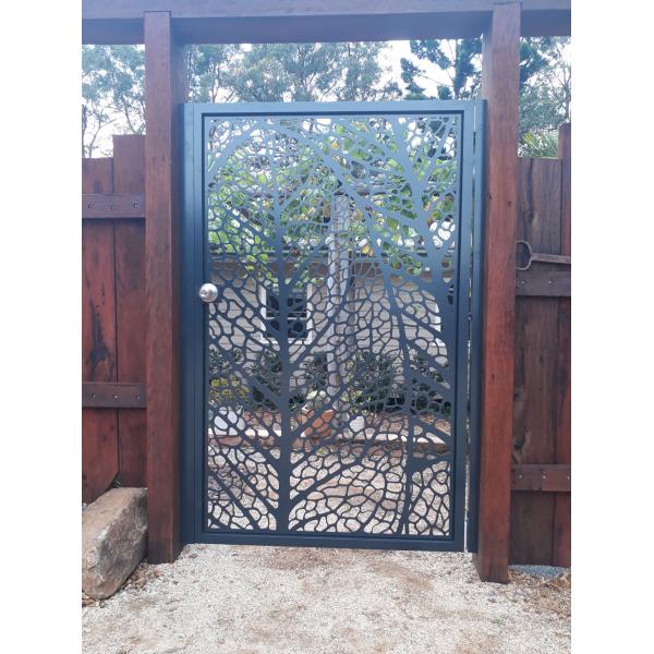 OEM / ODM Алюминиевые двойные качающиеся ворота садовые передние Алюминиевые ворота