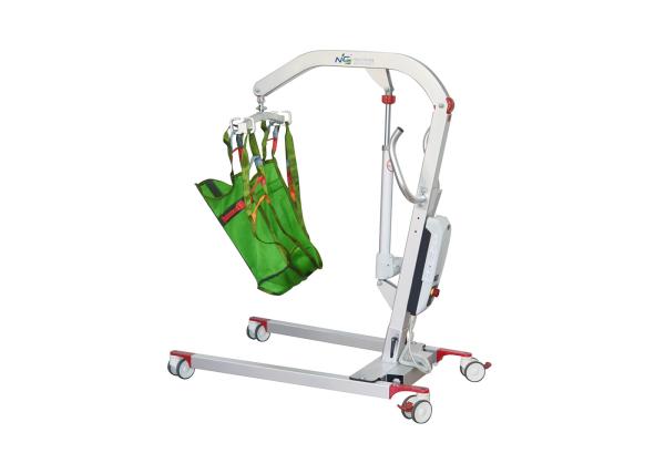 Safe Portable Patient Lift , Stand Assist Lift Six Point Cradle Power Adjustable