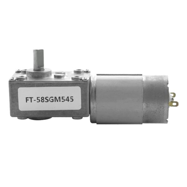 Futeng Factory Customized 12 v Dc Worm Gear Box Motor for 24v High Torque Micro Wiper Electric Dc Geared Motor