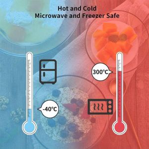 High Borosilicate Glass Salad Bowl Set - 560℃ Oven Safe Nesting Kitchen Mixing