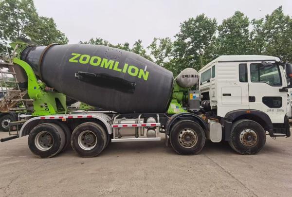 2021 ZOOMLION 12cbm Usado caminhão de betão misturador em HOWO Chassis para venda