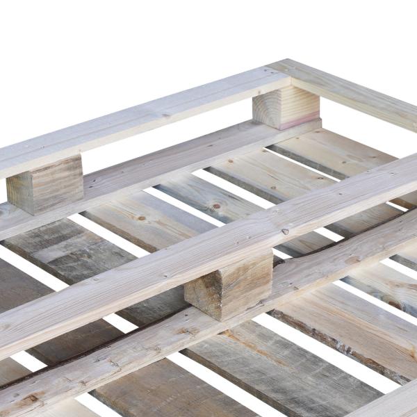 Marine Terminal Non Fumigated Pallets Factory Processing 4 Way Wood Pallet
