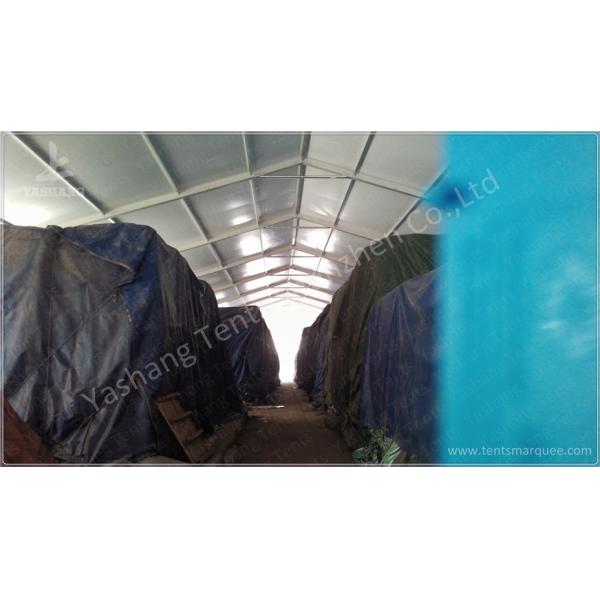 Sliding Gate Logistics White Industrial Canopy Shelter Outside Storage Tent