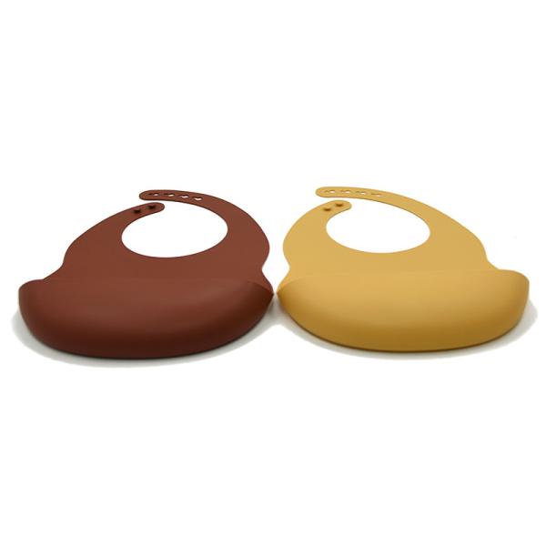 Waterproof Drool  Baby Bib Catcher FDA Medical Grade Silicone