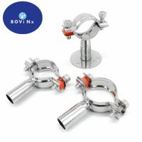 Accrochage de tuyaux en acier inoxydable ODM, raccords de tubes en acier inoxydable double 304