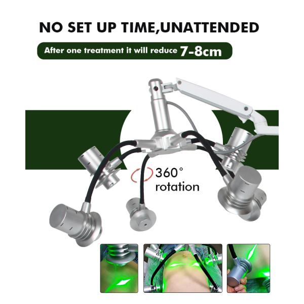 6D Max Lipo Лазер 532nm 2 в 1 Hiemtsure Машина для похудения