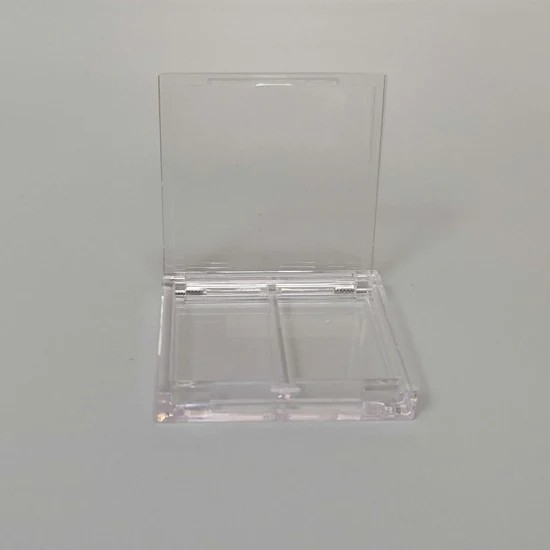 JL-EC208 Square 2 Pans 2 Colors Empty Eyeshadow Case Custom